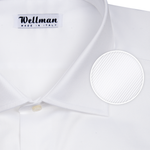 Мъжка риза WELLMAN - бяла, с италианска яка